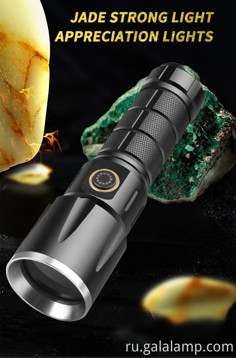 Портативный USB -UV -фонарик для обнаружения поддельных денег